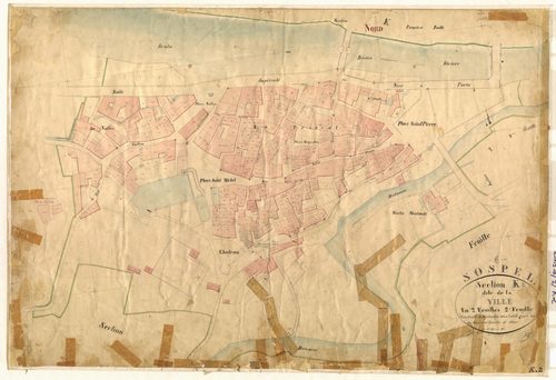 La Ville. - Plan de section, K2