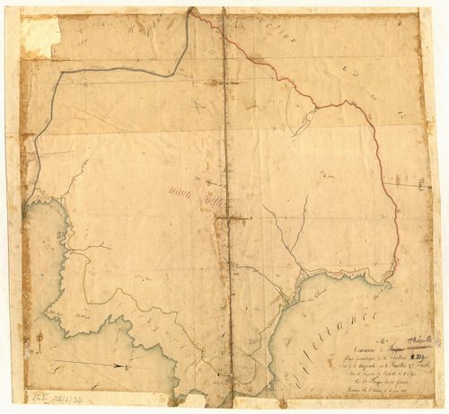 La Napoule. - Plan de section, D2