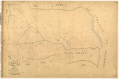 Roü. - Plan de section, B1