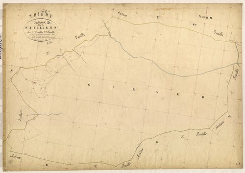 Pailliers. - Plan de section, C3