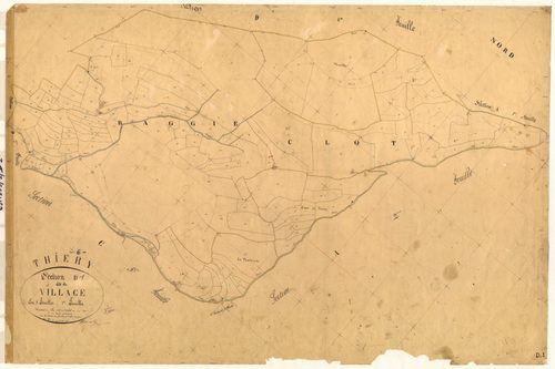 Le Village. - Plan de section, D1