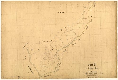 Le Village. - Plan de section, D5