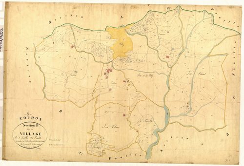 Le Village. - Plan de section, B2
