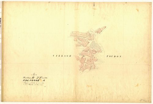 Le Village (développement). - Plan de section, B2(d)