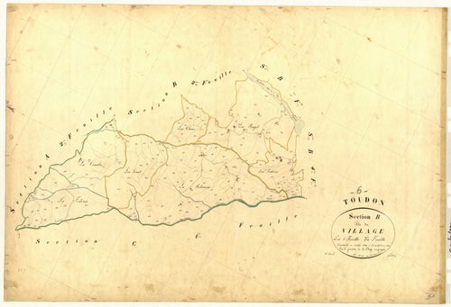 Le Village. - Plan de section, B3