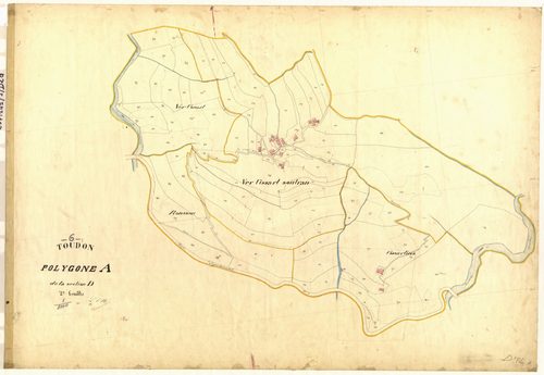 Vescous (développement). - Plan de section, D2(d)