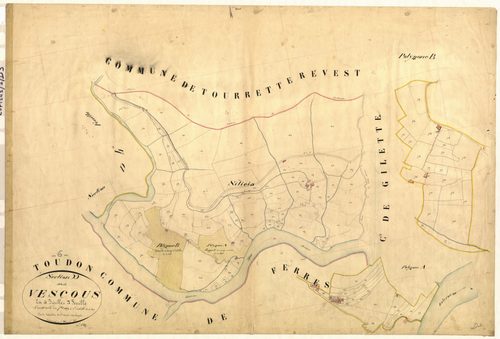 Vescous. - Plan de section, D3