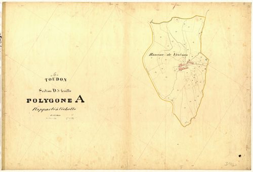 Vescous (développement). - Plan de section, D5(d)