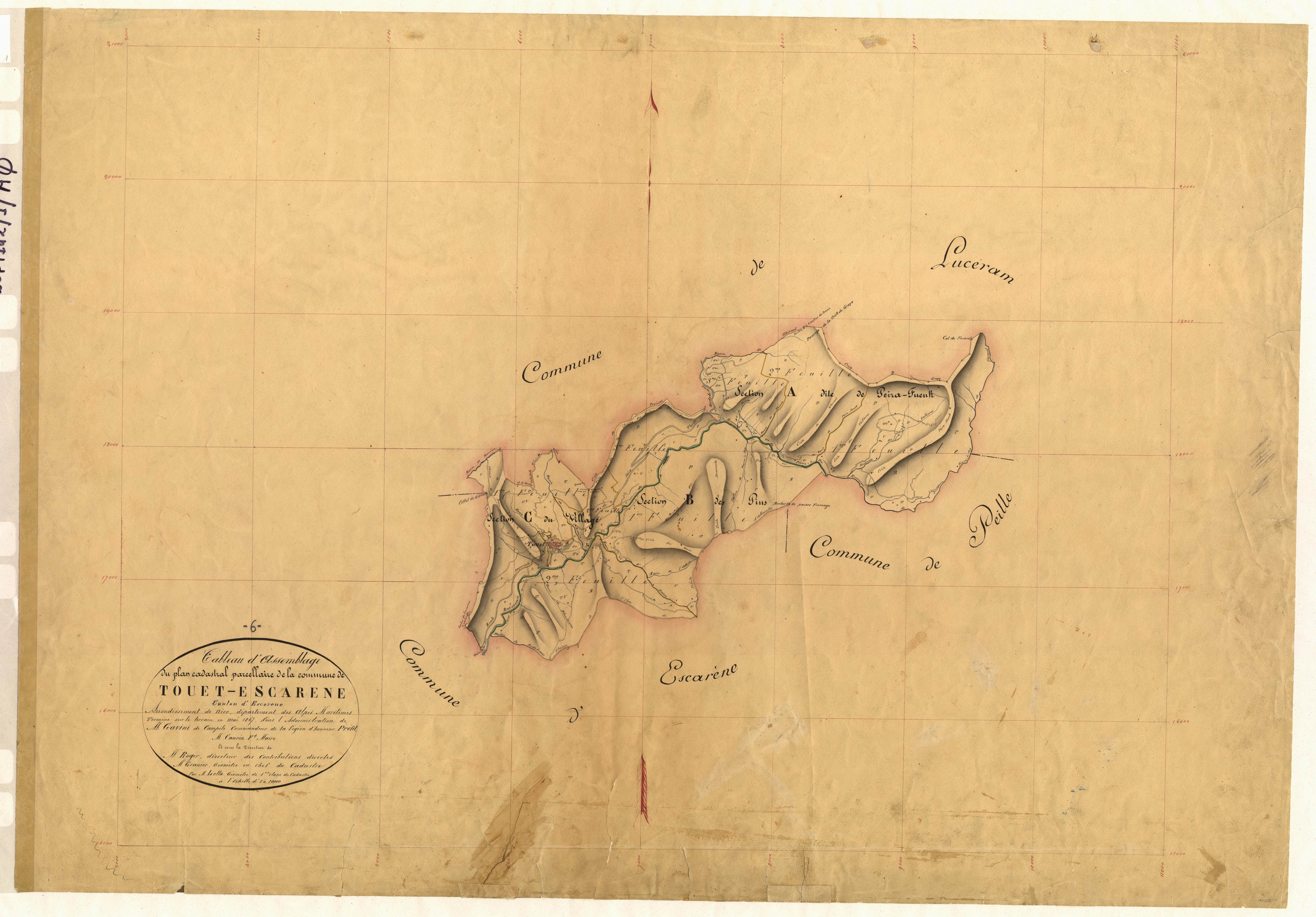Tableau d'assemblage. - TA