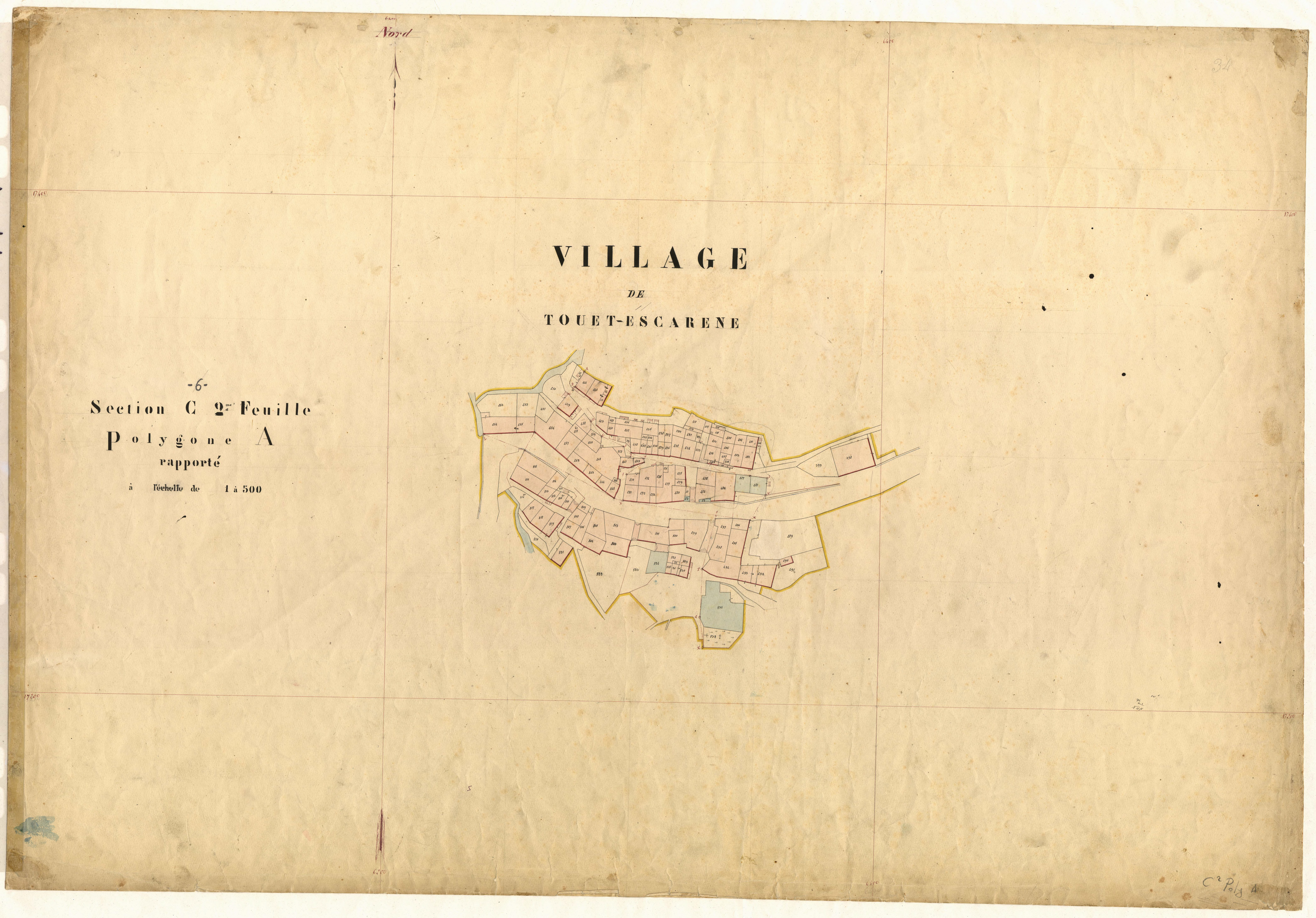 Le Village (développement). - Plan de section, C2(d)