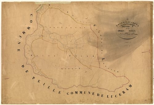 Peira-Fueuk. - Plan de section, A1
