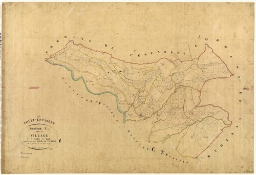Le Village. - Plan de section, C1
