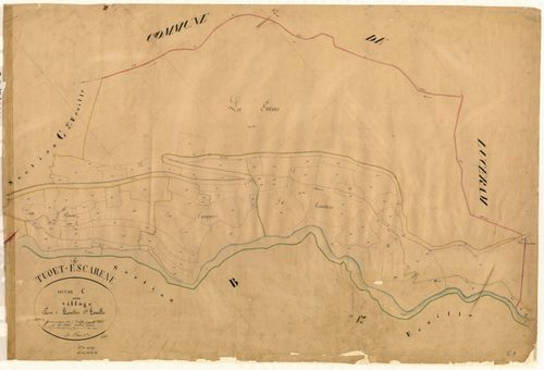 Le Village. - Plan de section, C3