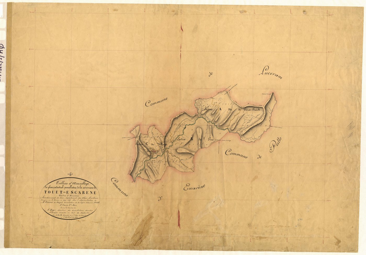 Tableau d'assemblage. - TA
