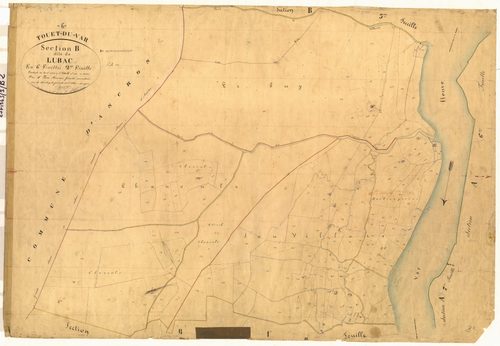 Lubac. - Plan de section, B2