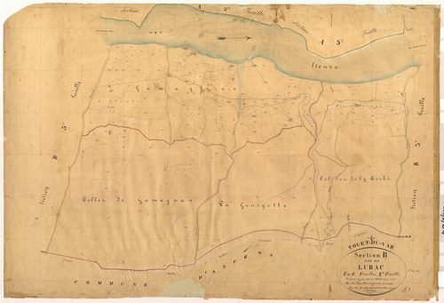 Lubac. - Plan de section, B4