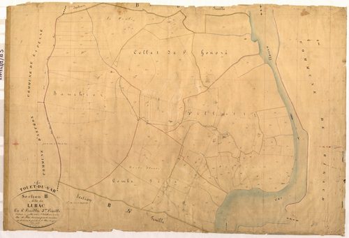 Lubac. - Plan de section, B5