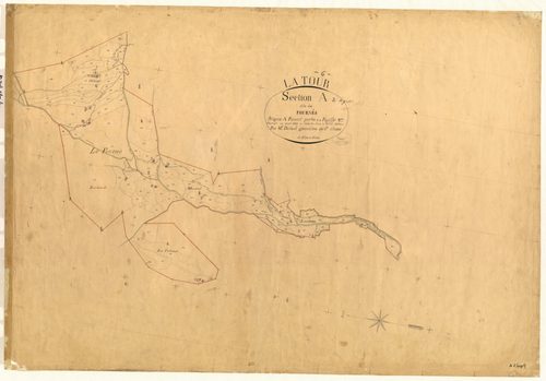 Les Fournès (développement). - Plan de section, A2(d)