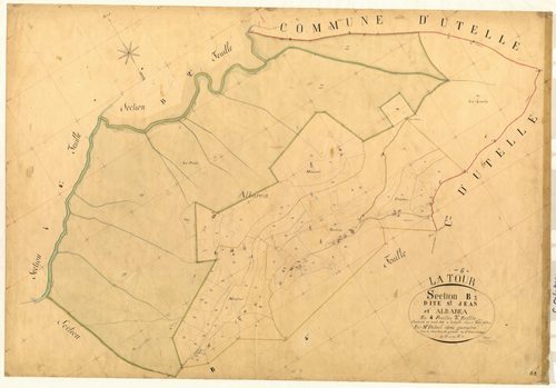 Saint-Jean et Albarea. - Plan de section, B3