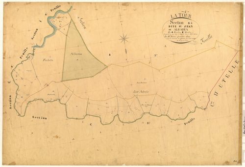 Saint-Jean et Albarea. - Plan de section, B4