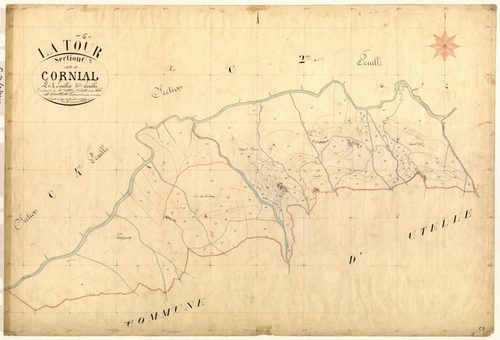 Cornial. - Plan de section, C3
