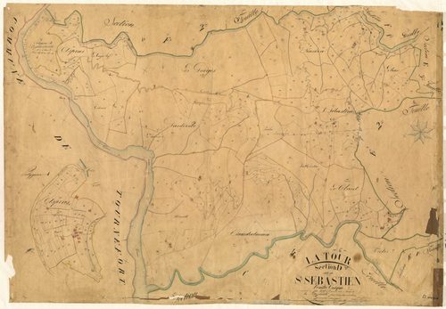 Saint-Sébastien. - Plan de section, D