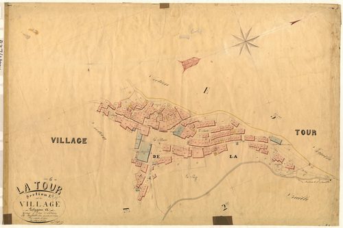 Le Village (développement). - Plan de section, E2(d)