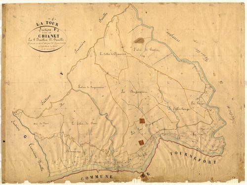Chianet. - Plan de section, F2