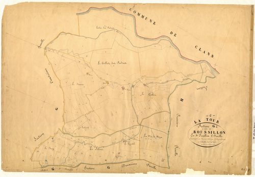 Roussillon. - Plan de section, G1