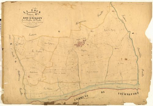 Roussillon. - Plan de section, G3