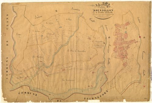 Roussillon. - Plan de section, G4