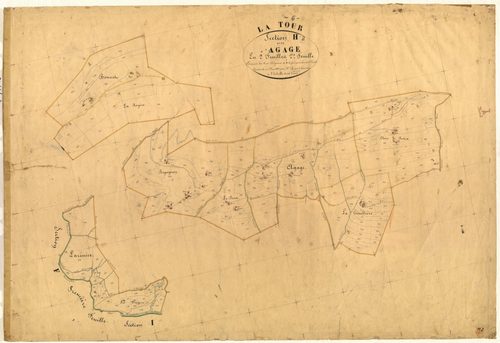 Agage. - Plan de section, H2