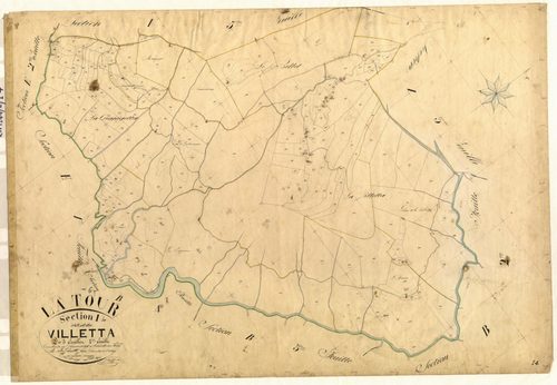 La Villetta. - Plan de section, I4