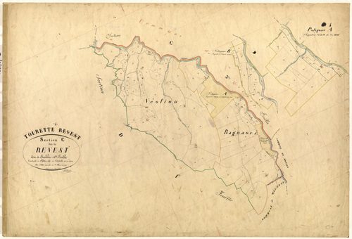Revest. - Plan de section, C