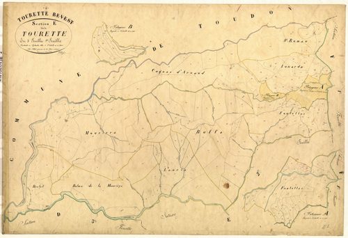 Tourette. - Plan de section, E1