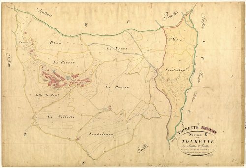Tourette. - Plan de section, E3