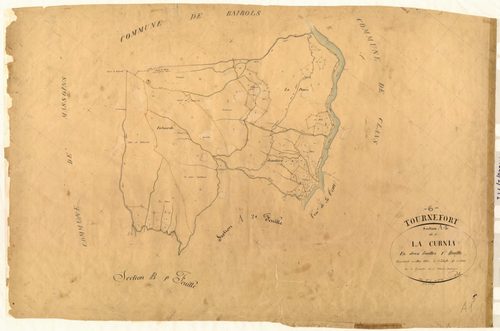 La Curnia. - Plan de section, A1