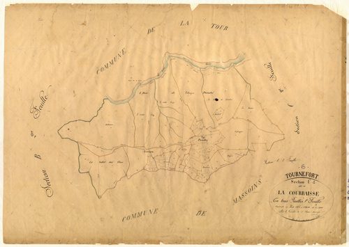 La Courbaisse. - Plan de section, C1
