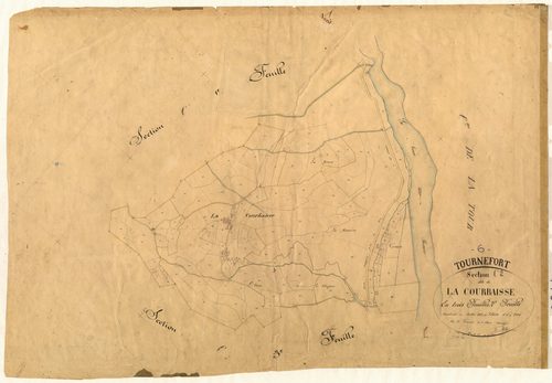 La Courbaisse. - Plan de section, C2