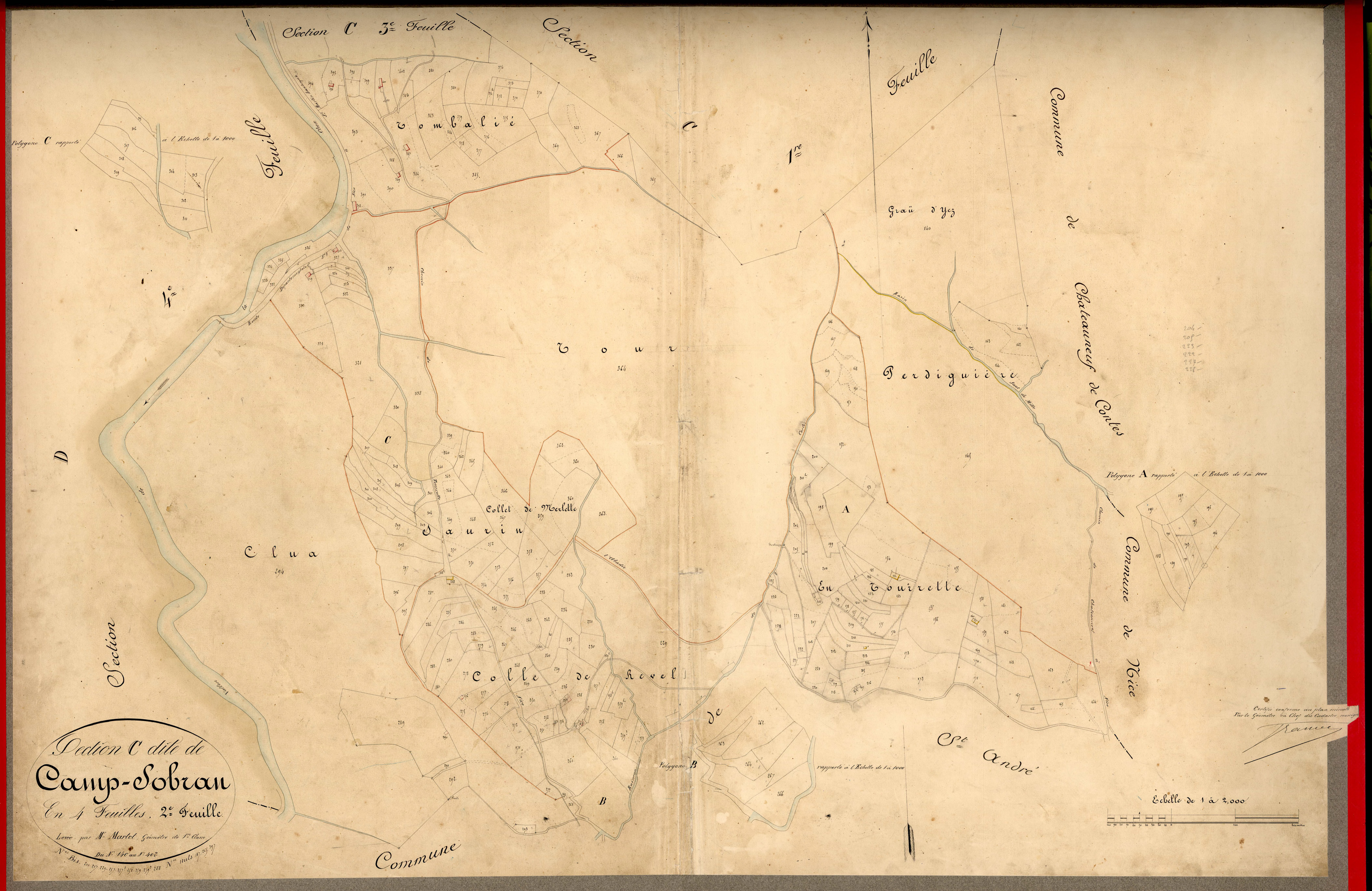Camp Sobran. - Plan de section, C2