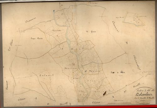 Le Colombier. - Plan de section, A1