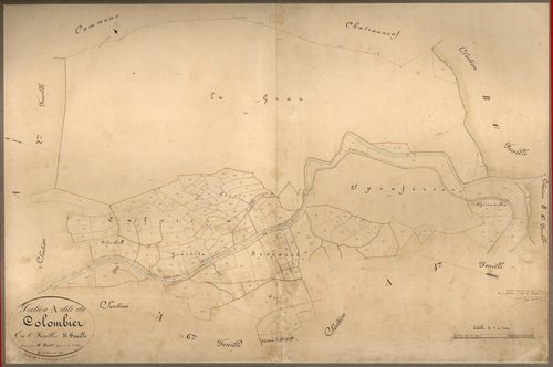 Le Colombier. - Plan de section, A3