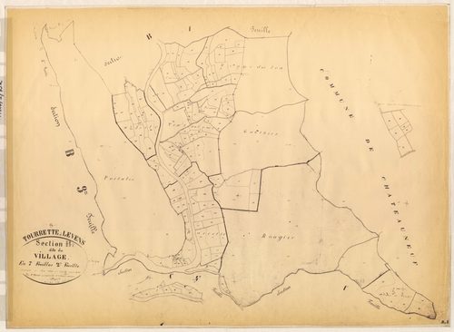 Le Village. - Plan de section, B2