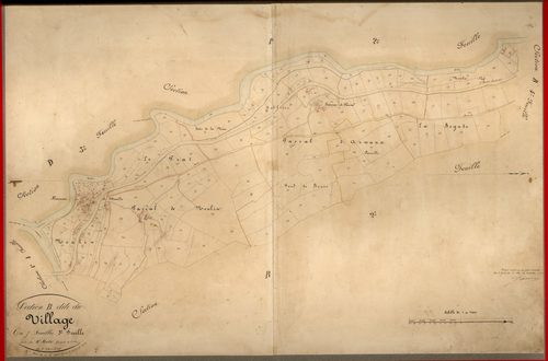Le Village. - Plan de section, B3