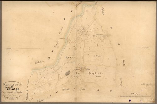 Le Village. - Plan de section, B4