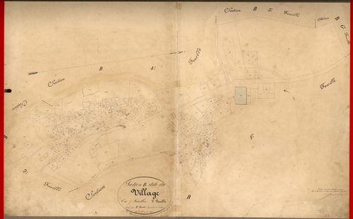 Le Village. - Plan de section, B7