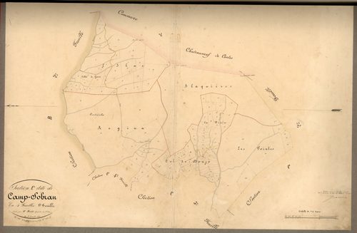 Camp Sobran. - Plan de section, C1