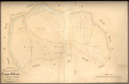 Camp Sobran. - Plan de section, C4