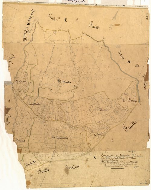 Saint Martin et le Villars. - Plan de section, C2