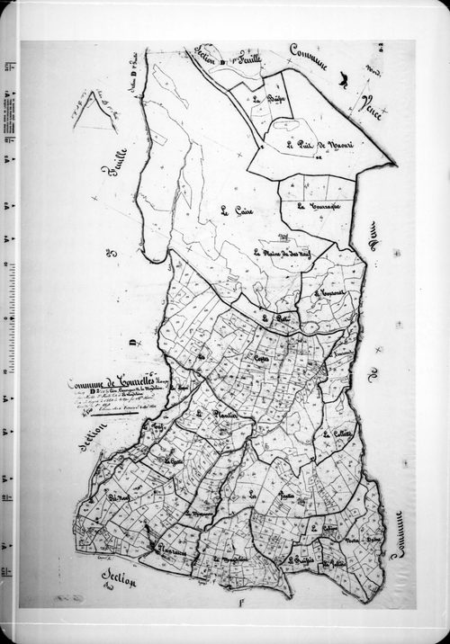 Le Caire, Canorgues et la Magdeleine, la Magdeleine. - Plan de section, D2
